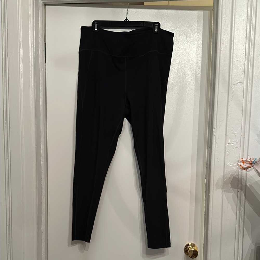 Girlfriend Collective Black High-Waisted Leggings